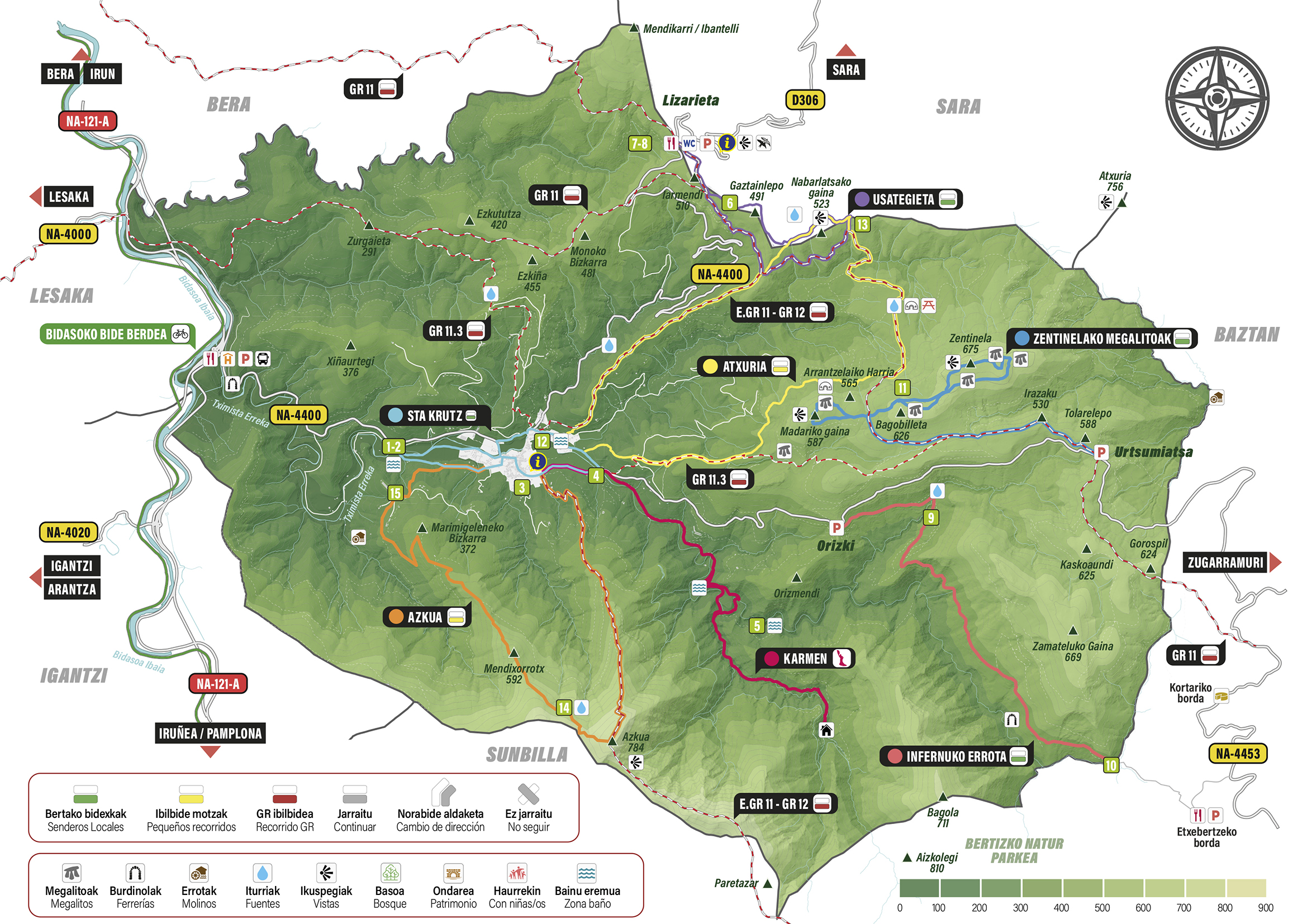 Etxalar Mapa Mendia zutika