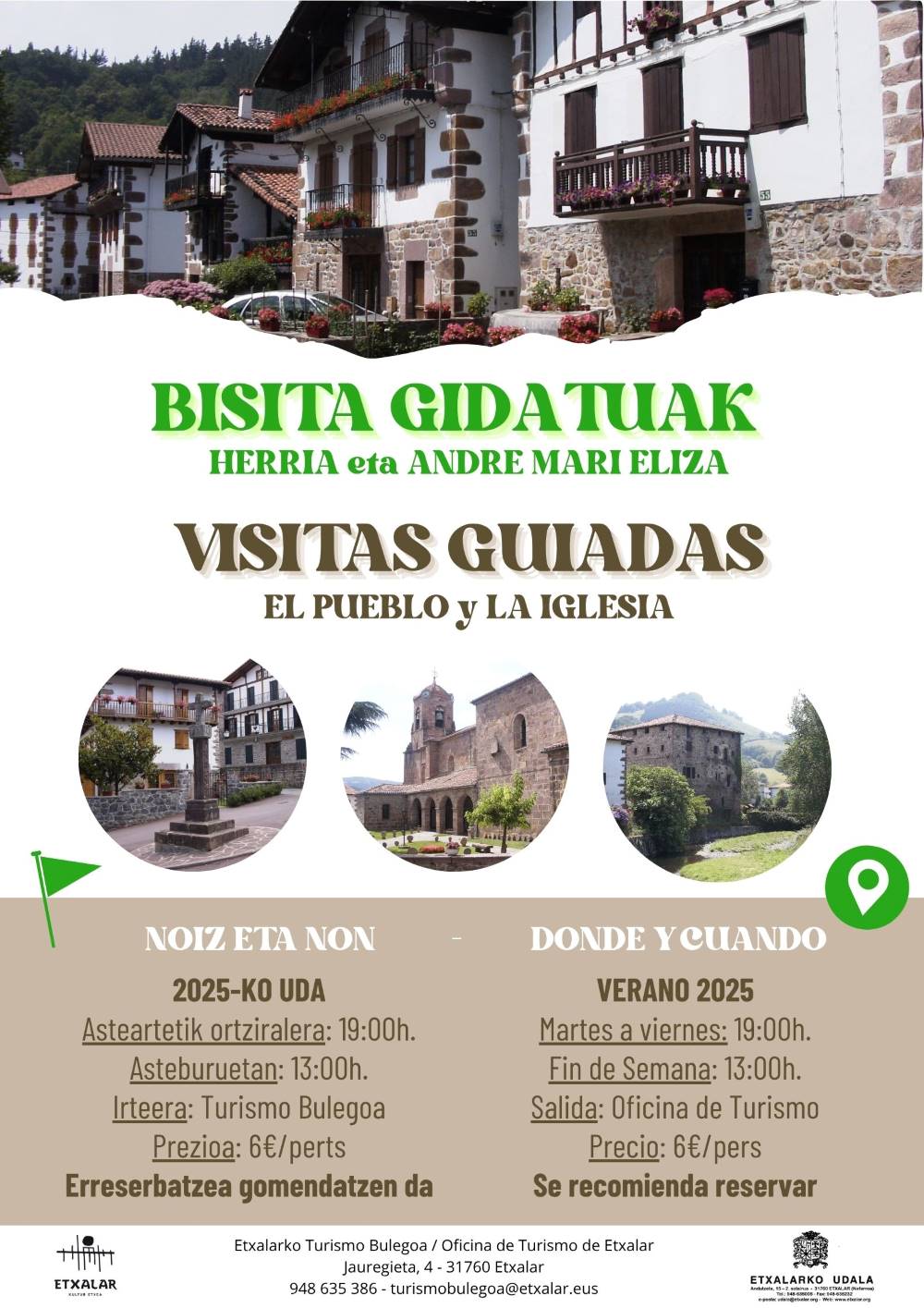 Bisita gidatuak 2025