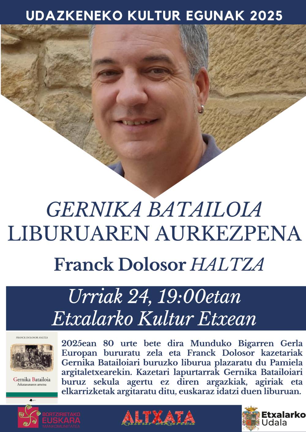 Franck Dolosor liburu aurkezpena