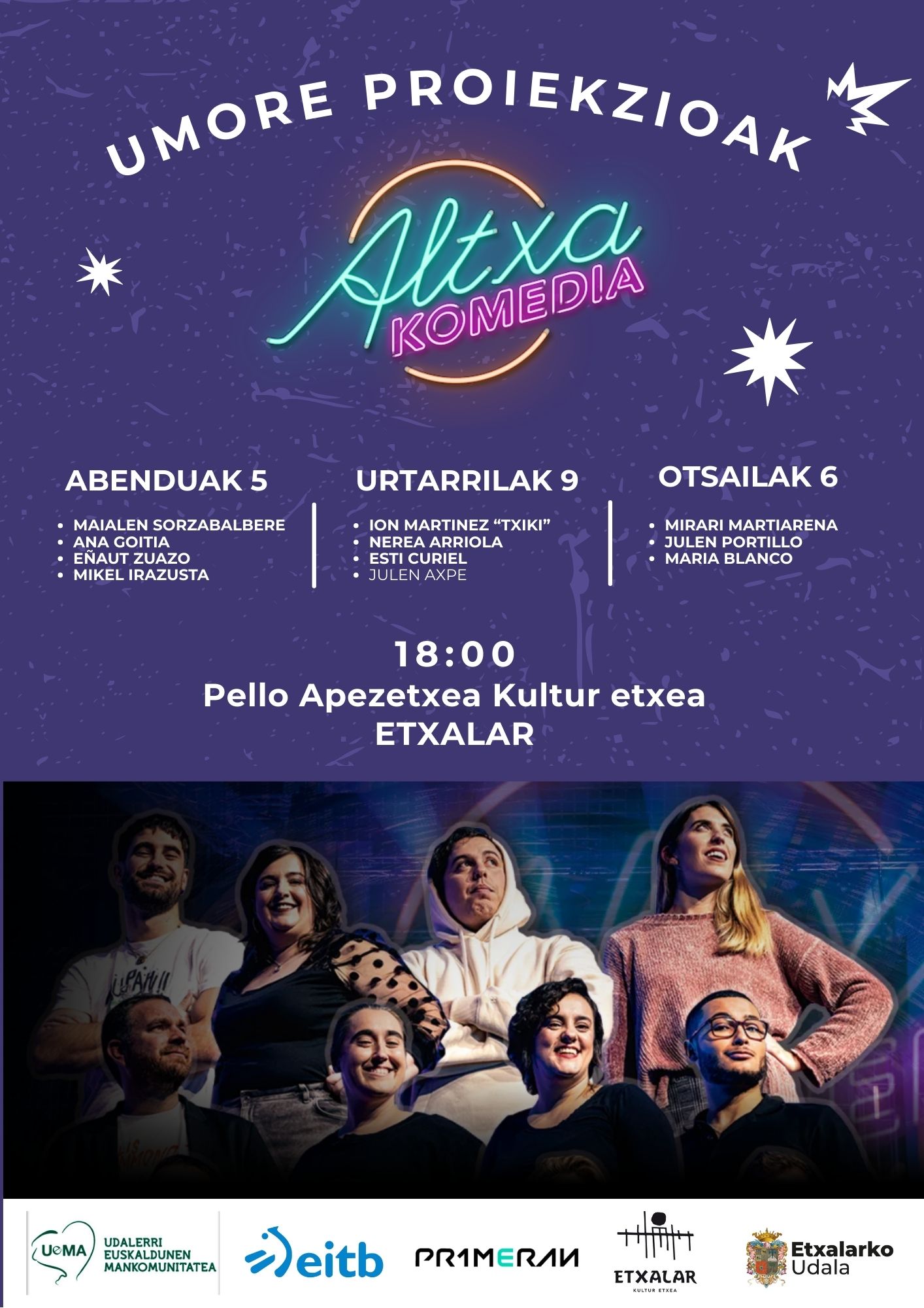 Umore proiekzioak kartela