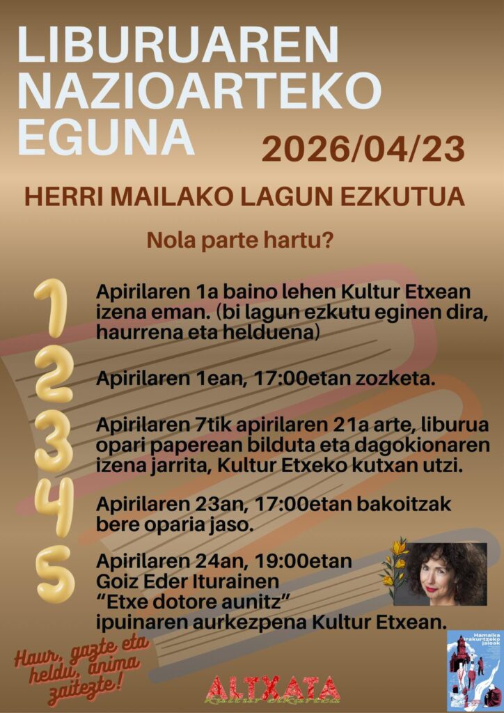 Liburuaren eguna 2026