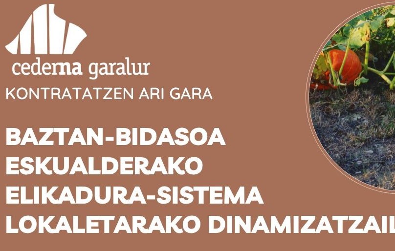Cederna Garalurren lan eskaintza