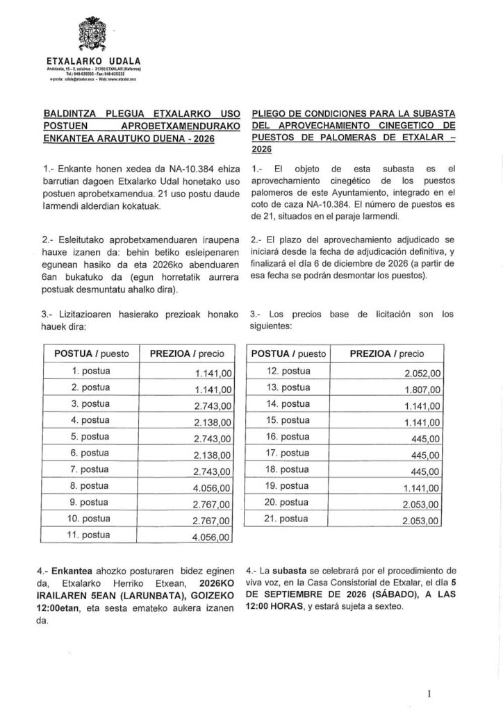 Uso postuen baldintza plegua 2026-1